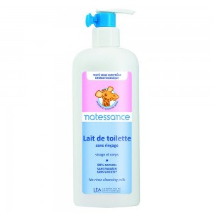 Natessance-Bebe Naturel Lait de Toilette Sans Rincage Non Rince Cleansing Milk