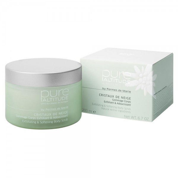 Pure Altitude-Lift Alpes-BAIN SERENITE Cristaux de Neige Gommage Corps Exfoliant Adoucissant Exfoliating Softening Body Scrub