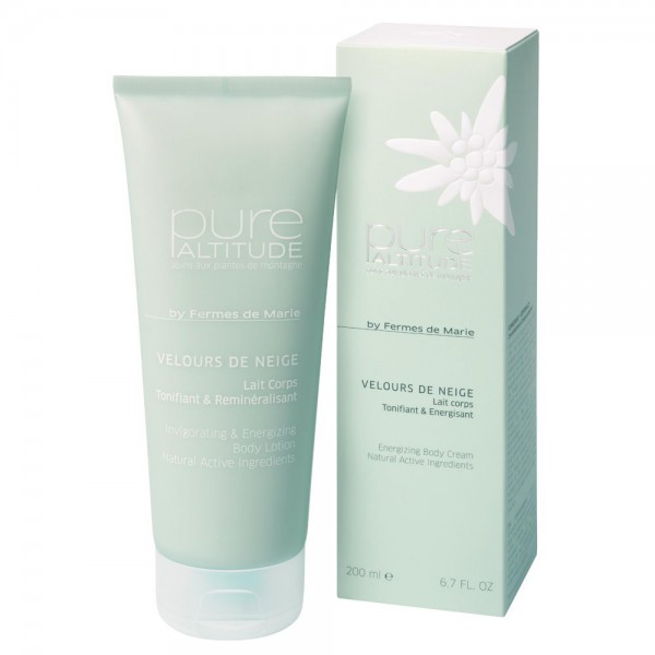 Pure Altitude-Lift Alpes-BAIN SERENITE Velours de Neige Lait Corps Tonifiant Energisant Energizing Body Cream